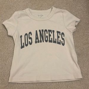 John Galt Brandy Melville Short sleeve crop top